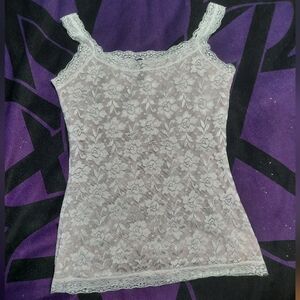 White Floral Lace Camisole